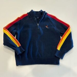 Janie and Jack Ski Quarter Zip Sweater Size 3